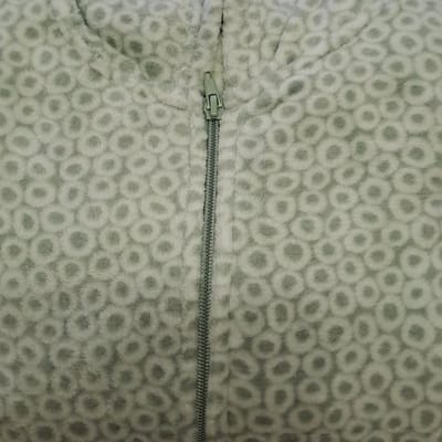 Cocodream meisjes onesie fleece - maat 140 - Animal dots - groen