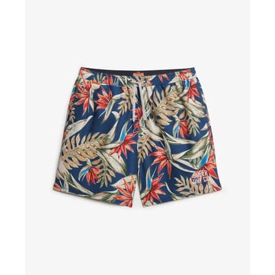 Superdry - Zwemshort met Hawaïaanse print - 43 cm - Heren - Zwembroeken