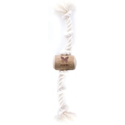 Hondenspeelgoed hout touw 5 knopen Martin Sellier Expresso
