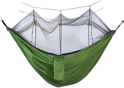 Draagbare Hangmat - Kampeerhangmat Klamboe - Outdoor Ontspanning - Met Geïntegreerde Klamboe - 12 kg Gewicht - A