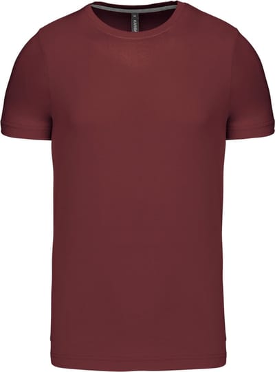 Kariban T-shirt ronde hals korte mouwen K356 - Wine - 3XL