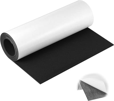 Neopreen Schuimrol 300mm x 3mm x 1.5m, Hoogwaardige Geluid- en Warmte-isolatie, Waterdicht en Antivibratie voor Auto, Deuren en Ramen