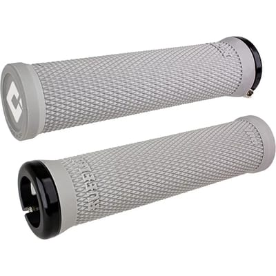 ODI Ruffian V2.1 Lock-On Handvatten Grijs 135mm Zwarte Klemmen
