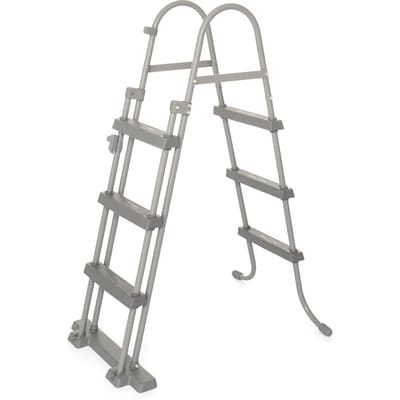 LuxeLivin' - Zwembadladder Flowclear met 4 treden 107 cm