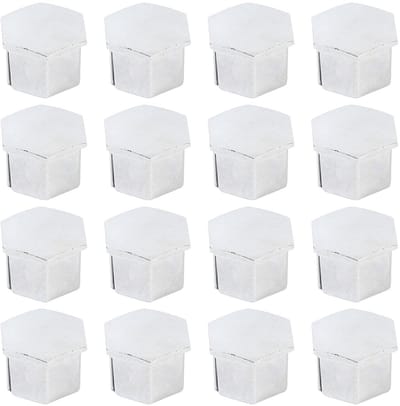 Dailygoods- Wielmoer Cap 16 Stuks - 19mm - Duurzaam Kunststof - Eenvoudige Installatie - Compatibel met C4/C5/DS3/DS4/DS5 - Onderdeelnummers 540812/9644577080 - Wielmoerafdekking