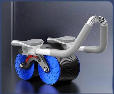 Abdominal Wheel - Buikspierroller Fitnesswiel - Buikspieren Trainen - Automatische Terugslag - Unisex Huishoudelijk - Zwart