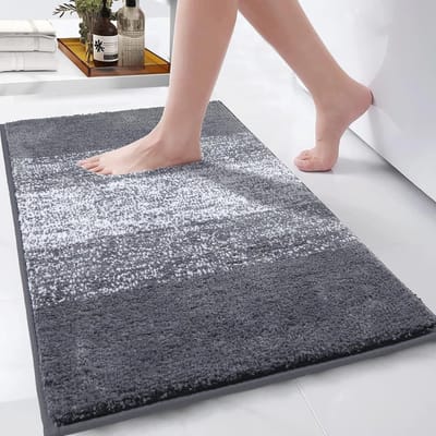 Badmat 40 x 60 cm – Antislip en Waterabsorberende Badmat – Extra Zachte Machinewasbare Badkamermat voor Badkamer, Bad en Douche – Beige