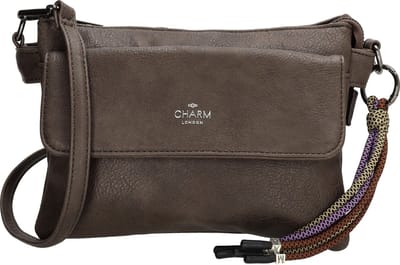 Charm London Tottenham Schoudertas - Donkerbruin