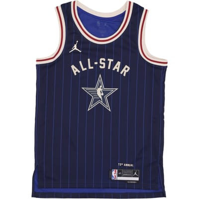 Basketbaltanktop voor heren NBA All Star Game 2024 Dri-fit Swingman Jersey nr. 35 Kevin Durant Team West College Navy