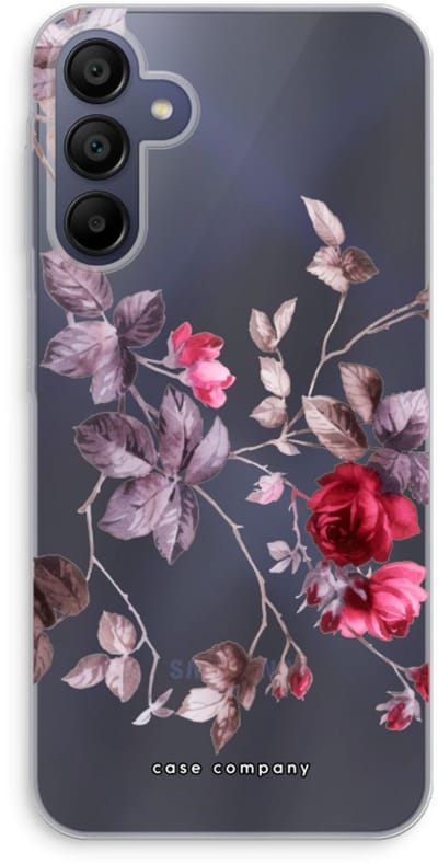 Case Company® - Hoesje geschikt voor Samsung Galaxy A15 hoesje - Mooie bloemen - Soft Cover Telefoonhoesje - Bescherming aan alle Kanten en Schermrand
