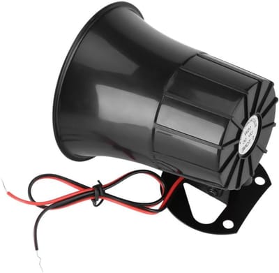 Alarmsirene - Ringbrandalarm Luide Hoorn - Huisbeveiliging - Bedraad Systeem - 110 Decibel - Zwart