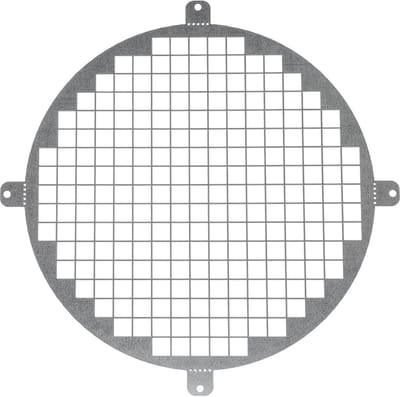 Rond Ventilaties Rooster Ø200mm - Verzinkt Staal Luchtrooster voor Inlaat en Uitlaat
