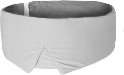 Slaapmasker - Oogmasker - Ontspannen Slapen - Ademend IJszijde - 72 x 7.5 cm - Zwart