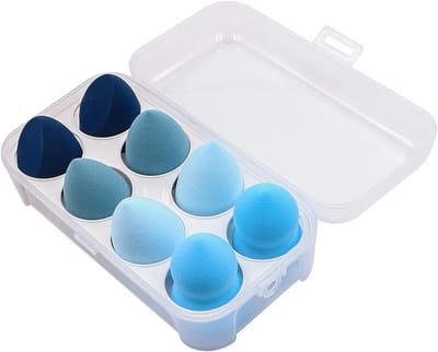 Set van 8 Make-up Sponzen voor Foundation, Poeder en Crème - Perfect voor een Vlekkeloze Make-up Applicatie