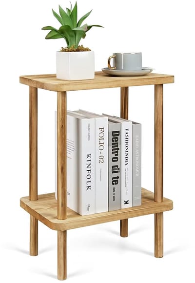 Unyqoos ® Compacte en Functionele Bijzettafel met Opbergruimte voor Diverse Ruimtes