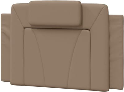 Hoofdbordkussen - Kussen hoofdbord - Bed comfort verhogen - Duurzaam kunstleer - 90 cm - Cappuccino