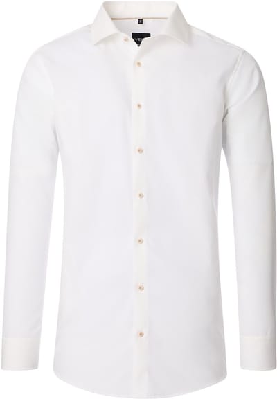 VENTI modern fit overhemd - popeline - - Strijkvrij - Boordmaat: 43