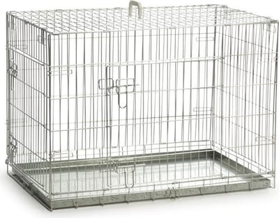 Beeztees - Hondenbench - 2 Deurs - Verzinkt - 89x60x66 cm