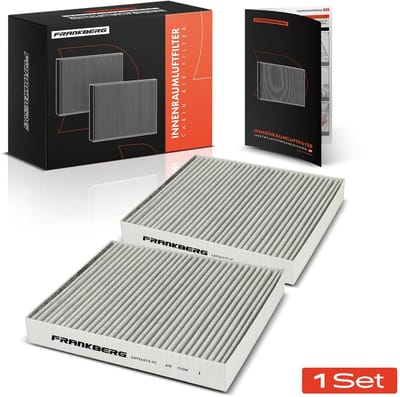 Frankberg 2x interieurfilter actieve kool voor Audi
