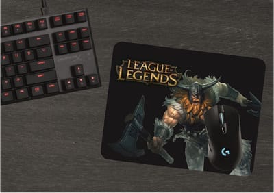 league of legends - arcane - Olaf - muismat - gaming