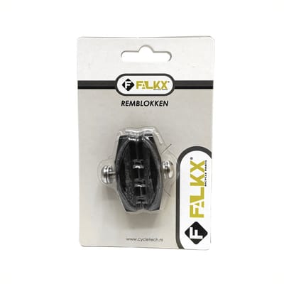 Falkx Remblokken 50mm - Geschikt voor racefietsen - Zwart - Per paar