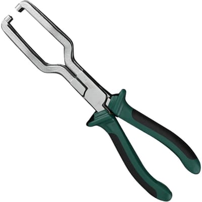 Pince à dénuder les filtres à carburant, les tuyaux flexibles, les boucles, les étriers, les joints de tuyaux d'essence, les pinces de déconnexion électrique pour voitures et véhicules automobiles. vert