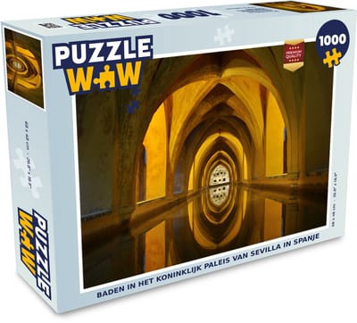 Puzzel Sevilla - Architectuur - Paleis - Legpuzzel - Puzzel 1000 stukjes volwassenen