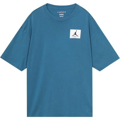 T-shirt à manches tombantes Jordan Homme Bleu Foncé XL gray