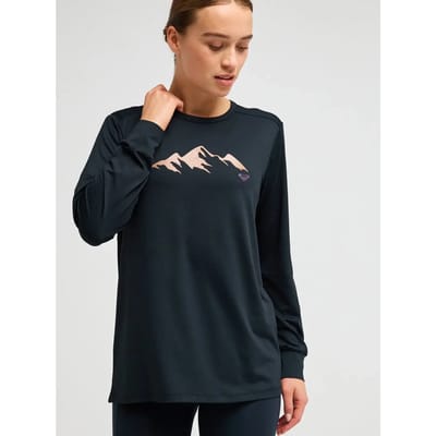 Roxy Boundless Spirit 2 T-shirt Met Lange Mouwen Zwart L Vrouw
