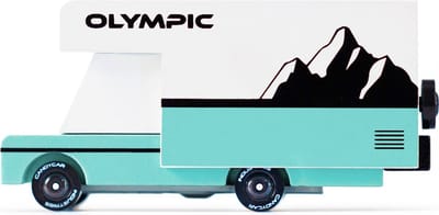 Candycar World: OLYMPIC RV (WAS35) 10,2x4,8x5,1cm, wooden diecast, in giftbox, 3+