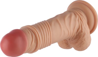 Dildo 3XLR voor Auxfun Basic Seksmachine Beige