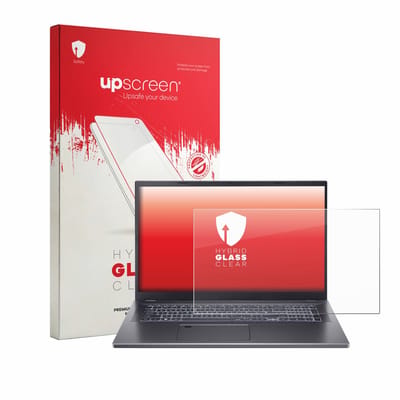 upscreen - Screenprotector voor Acer Aspire 17 A17-51 - Folie Beschermfolie Beschermglas transparant
