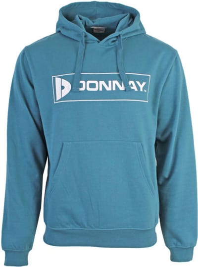 Donnay - Sweater met capuchon (Jess) - Sporttrui - Junior - Vintage Blue (244) - maat 128