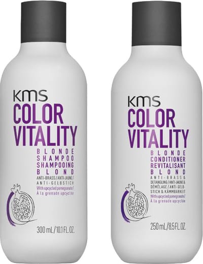 KMS ColorVitality Blonde Shampoo 300ml + Conditioner 250ml