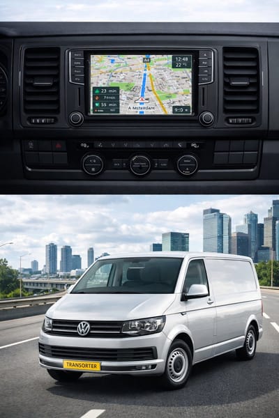 ADIVOX 7 inch geschikt voor VW Transporter T6 2015-2019 Android 15 CarPlay/Auto/Wifi/RDS/DSP/NAV