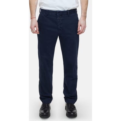 Closed Clifton True Pants Dark Night Size: W32L34 | Chinos Outlet | Heren | Blauw