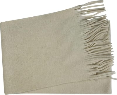 Fleece Sjaal - Warme Winter Sjaal - Warm Blijven - Anti-Pilling Materiaal - 145 cm Lengte - Beige