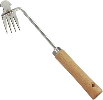 Onkruidwieder met steel - Effectieve onkruidverwijderaar voor de tuin