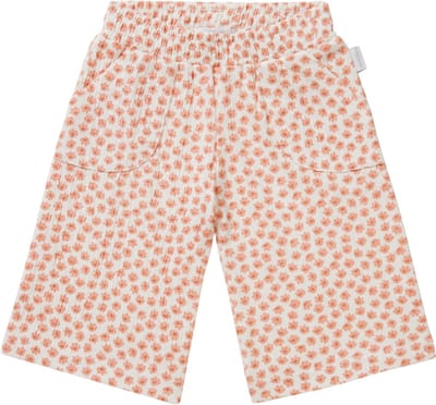 Noppies Girls Pants Canby straight fit allover print Meisjes Broek - Whisper White - Maat 56