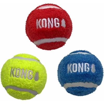 Softies hondenspeelbal Kong Sport 3st 5x5x5 cm