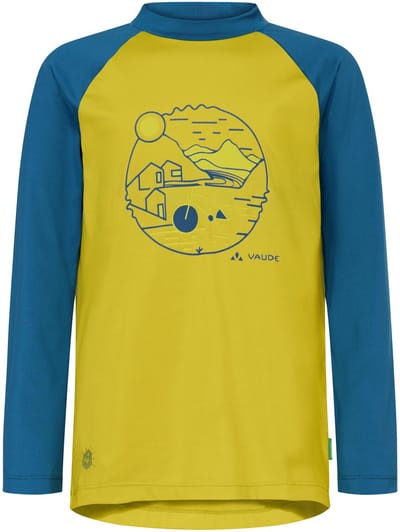 VAUDE Solaro LS T-Shirt III, Functioneel Shirt, Outdoor Sport T-shirt voor kinderen