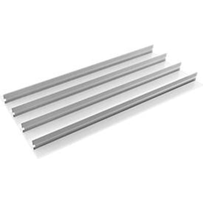 Scheidingswand voor schuiflade Treston 130, 4 middenplaten, b 130 x h 75 mm, lichtgrijs RAL 7035