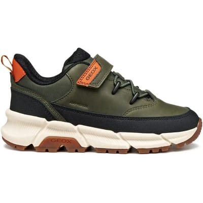 GEOX FLEXYPER PLUS ABX JONGENS Sneakers - MILITAIR GROEN - Maat 35