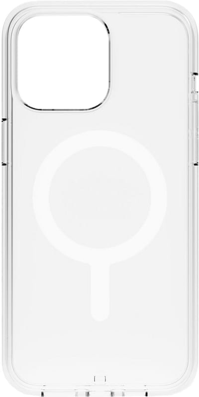 BodyGuardz Carve MagSafe hoesje iPhone 15 Pro Max – Ingebouwde MagSafe-ring – Antislipcontouren voor verbeterde grip – Behandeld om microbiële groei te weerstaan - Transparant
