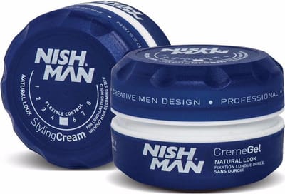 2x Nishman Hair Styling Cream Light Hold 3.5 oz