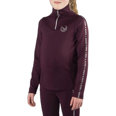 Polo technische paardrijden lange mouwen meisjes Red Horse Miya
