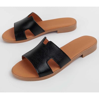 Sandalia De Piel Para Mujer. Purapiel Hacca2 102710 36 zwart