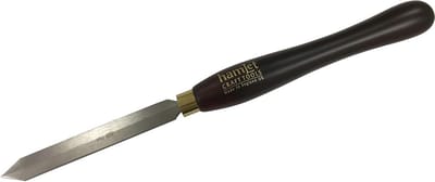 Ruitvormige Afsteekbeitel - Houtdraaibeitel HSS - Houtdraaien Precisie - Speciaal profiel - 6 mm - Zilverkleurig