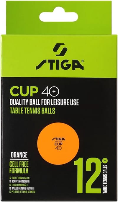 Tafeltennis Ballen 40+ ITTF-Goedgekeurd - Pack van 12 - Oranje