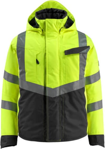Mascot - Hastings - Winterjas - Signalisatie - Geel/Zwart